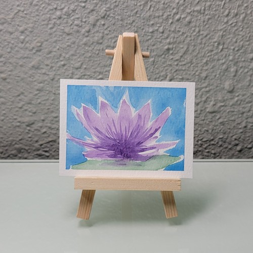 Aceo original watercolor - aceo,