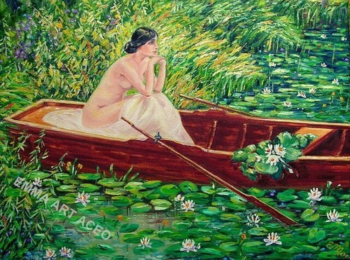Aceo print water - aceo, white